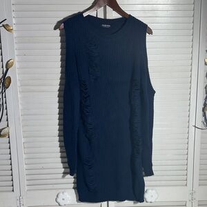 Fashion Nova Navy Blue Knitwear